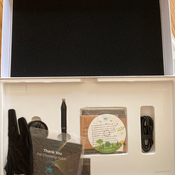 Huion WH1409 V2 Wireless Graphics Drawing Tablet Battery Frees Pen Tilt Support - Picture 3 of 16